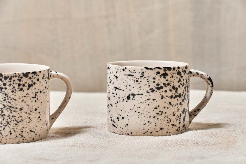 Ama Splatter Mug - Short (Set of 2)