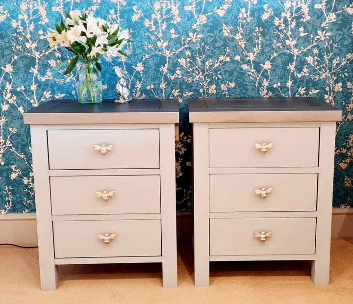 Silver Nickel Bee Knob