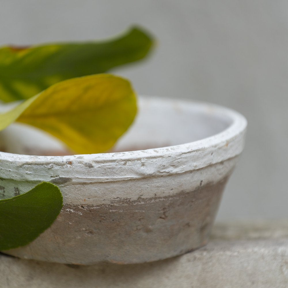 Antique Whitestone Dish/Planter - Medium