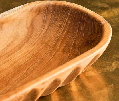 Tilsley bowl natural teak
