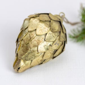 Fir Cone Antique Gold decoration - Large
