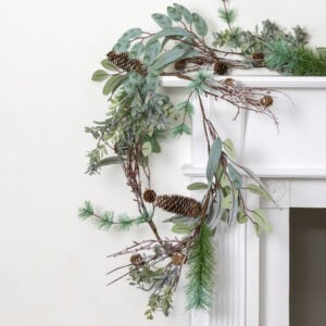 Foliage and Fir Cone Garland