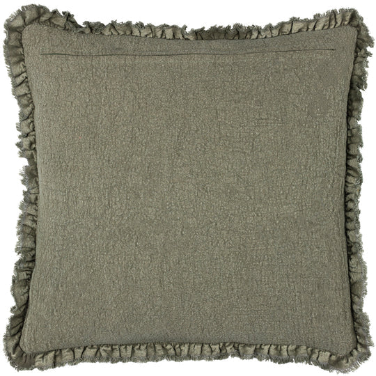 Bertie Velvet Cushion - Moss
