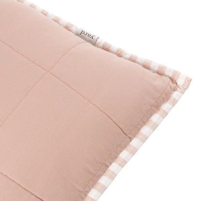 Hebden 100% Cotton Cushion Blush/Cotta