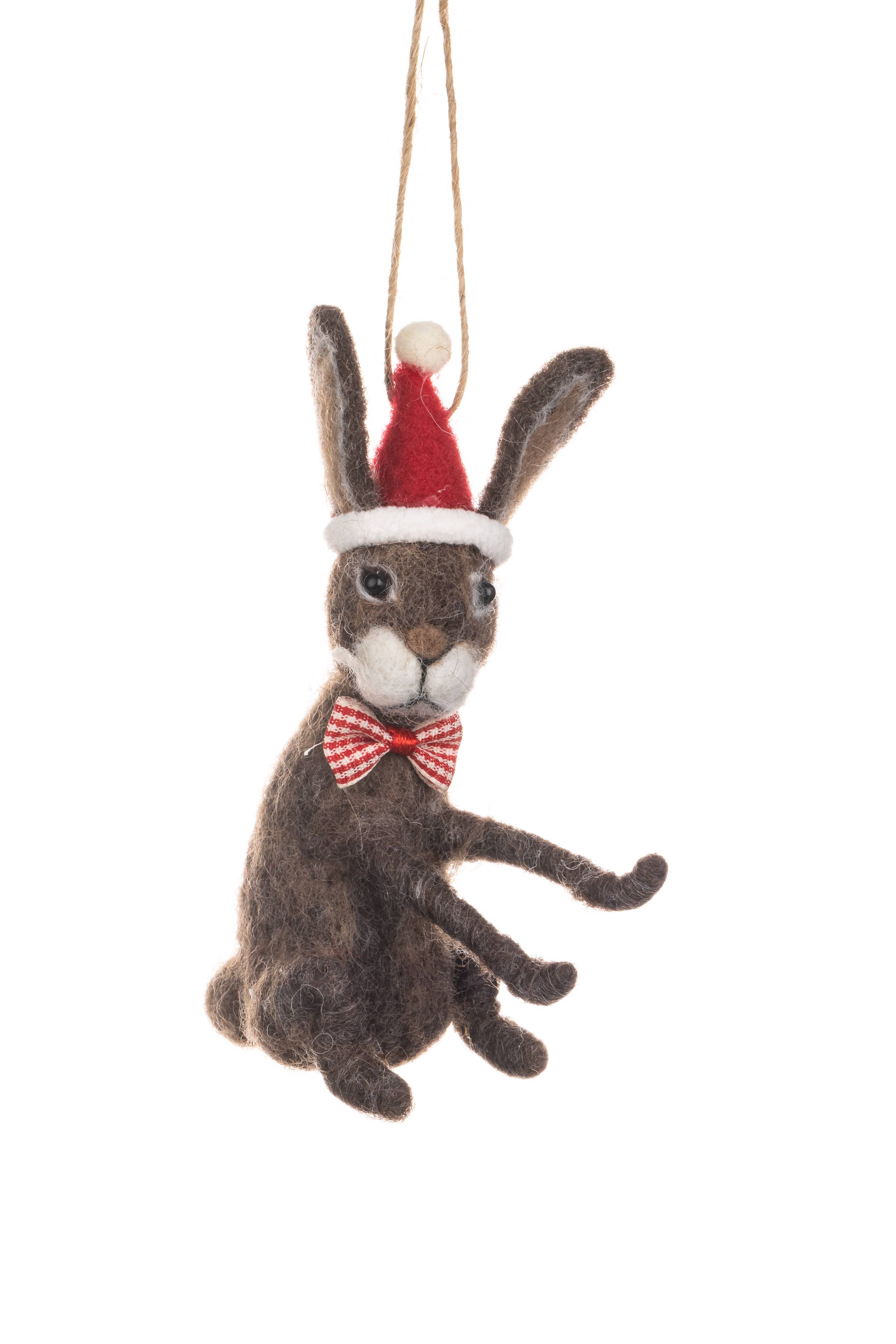 Hare with Red Bow Tie