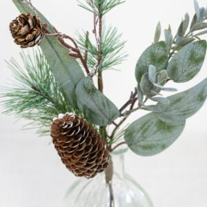 Foliage and Fircone Sprig