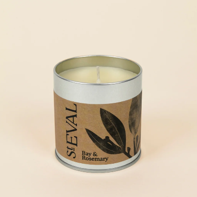St Eval - Bay and Rosemary Tin Candle