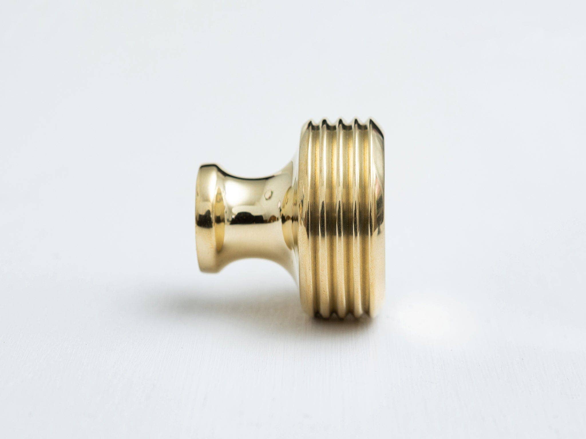 Solid Brass Kitchen Pull Handles &amp; Knobs | Reeded Design