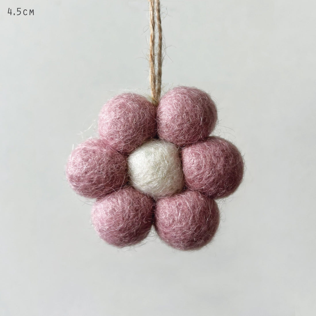 Small Pink Felt Flower