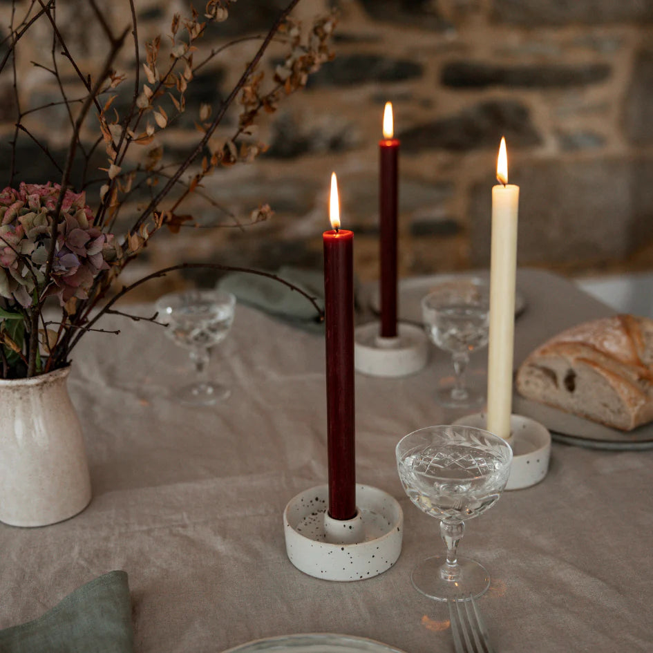 St Eval Red 7/8&quot; x 10&quot; Dinner Candles