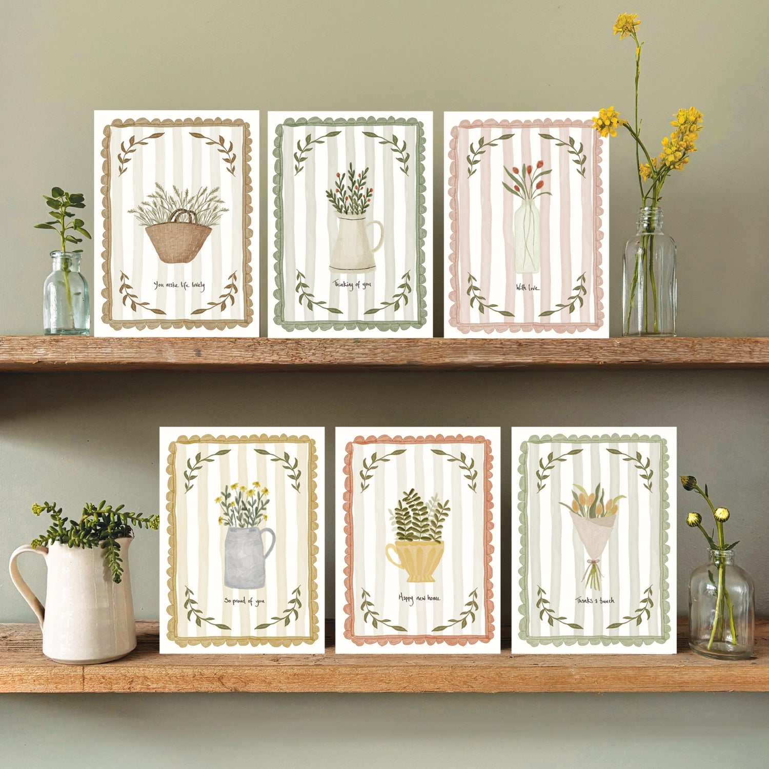 Country living card-Happy new home