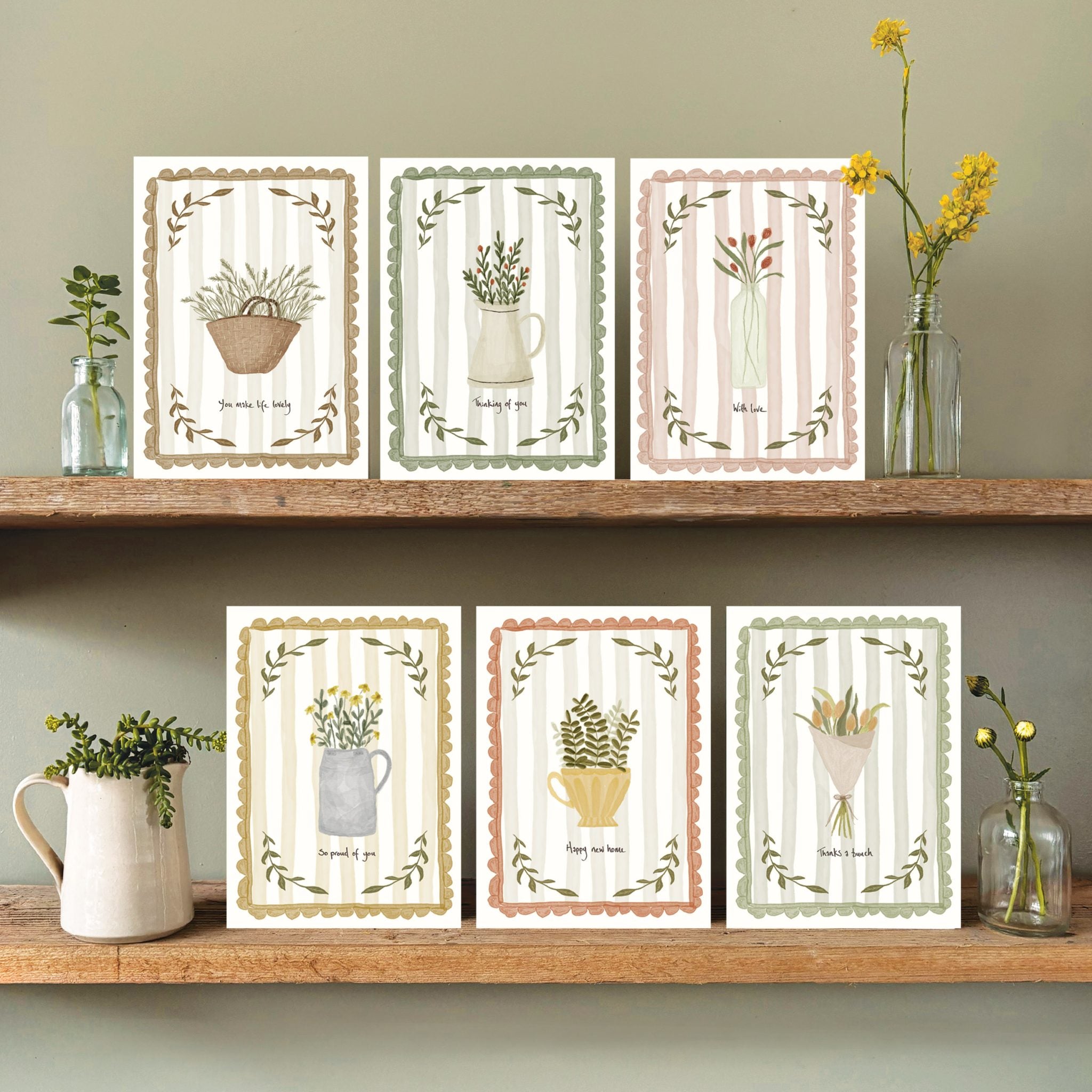 Country living card-Happy new home