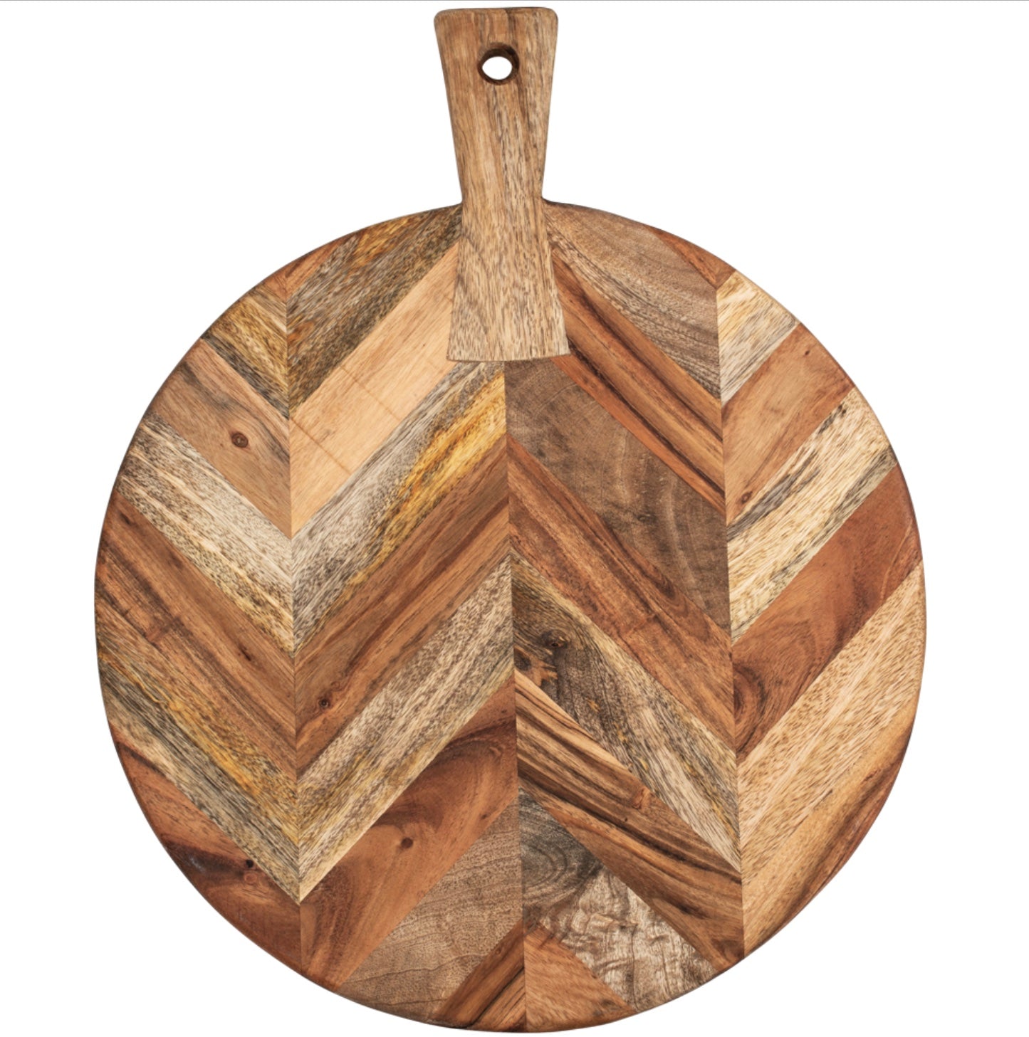 Acacia &amp; Mango Chevron Chopping Board
