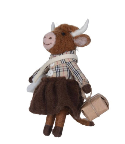 Highland cow - felt decoration