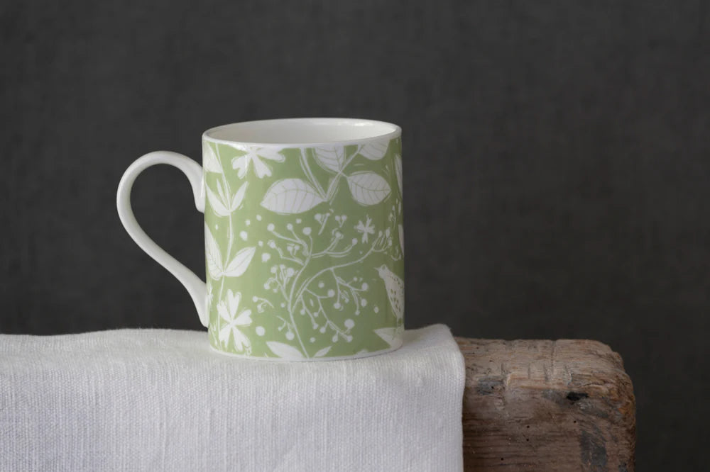 Sam Wilson Green Hedgerow Mug