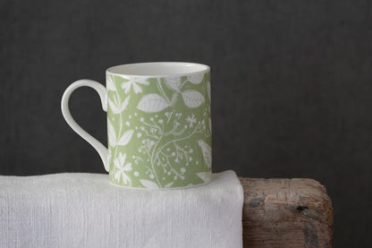 Sam Wilson Green Hedgerow Mug