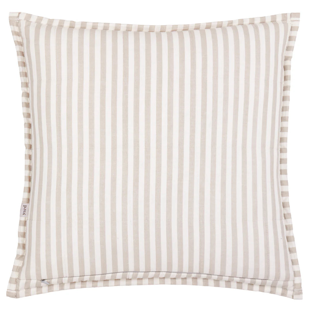 Hebden 100% Cotton Cushion Natural/Stone