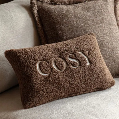 ‘Cosy’ Teddy Chocolate Cushion