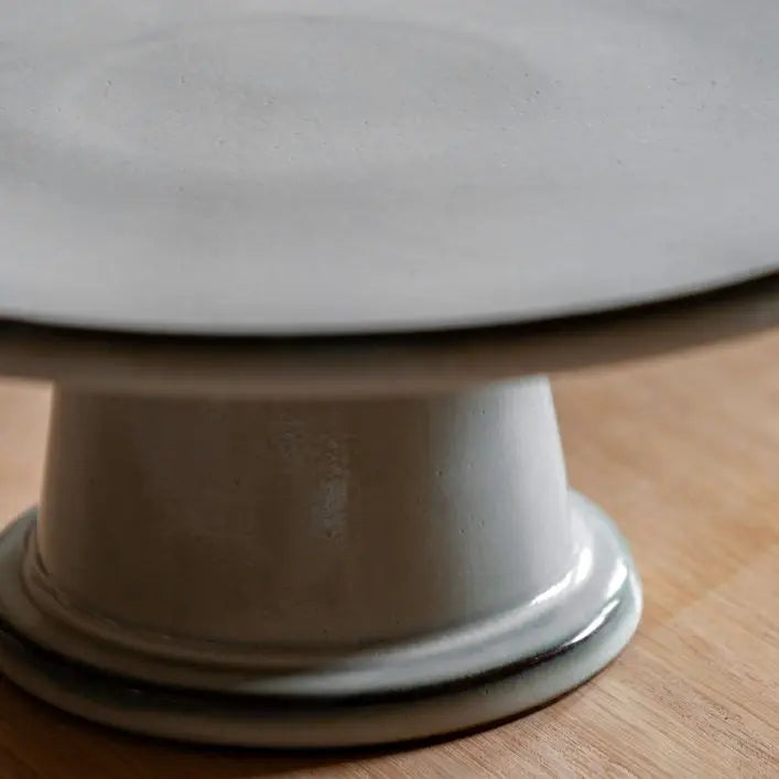Ruby Reactive Glaze Cake Stand