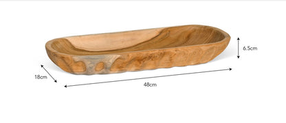 Tilsley bowl natural teak