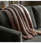 Mohair Brown Throw