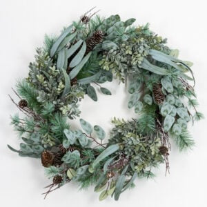 Foliage and Fir cone Wreath