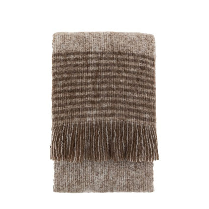 Mohair Brown Throw