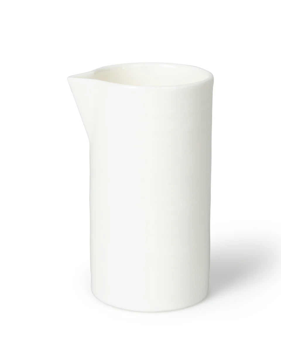 Chalk Milk Jug -White