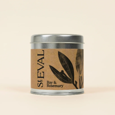 St Eval - Bay and Rosemary Tin Candle