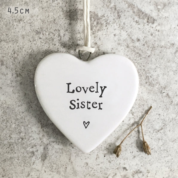 Porcelain heart-lovely sister