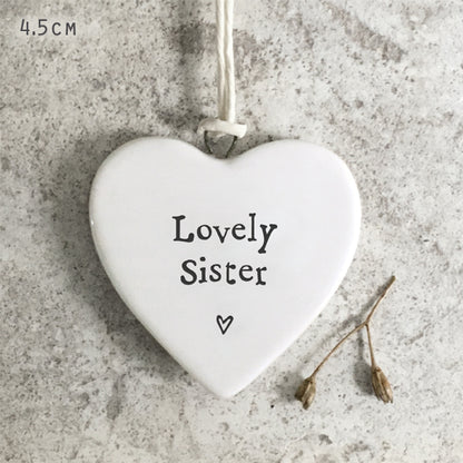 Porcelain heart-lovely sister