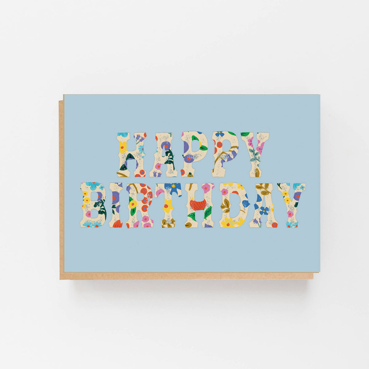 Happy Birthday Romanian Pattern - Blue