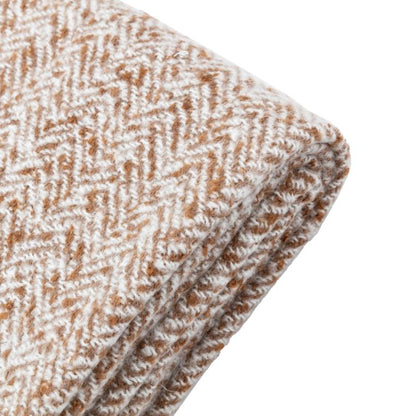 Duncan Herringbone Mohair Throw