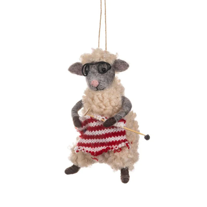 sheep knitting Hanging Decoratiom