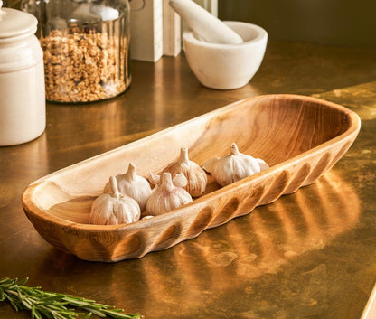 Tilsley bowl natural teak