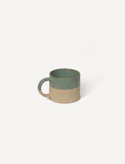 Bladon Half Glazed Mug Set Of 2 - Rosemary