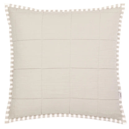 Hebden 100% Cotton Cushion Natural/Stone