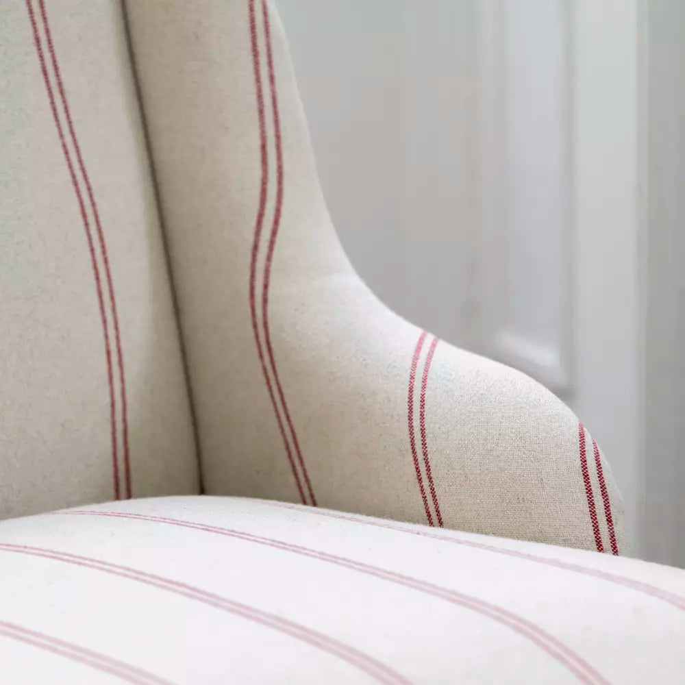 Miss Robbie - Ticking Stripe Red