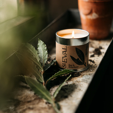 St Eval - Bay and Rosemary Tin Candle