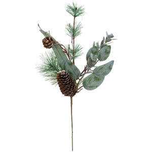 Foliage and Fircone Sprig