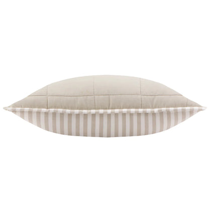 Hebden 100% Cotton Cushion Natural/Stone