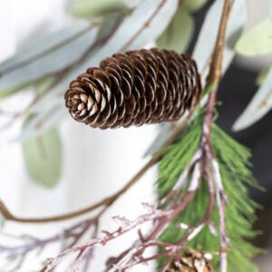 Foliage and Fir Cone Garland