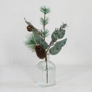 Foliage and Fircone Sprig