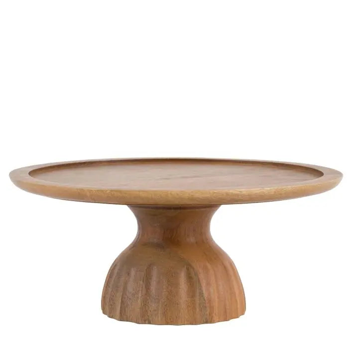 Wooden cake stand