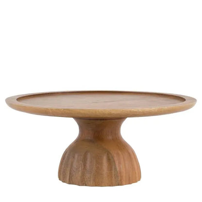 Wooden cake stand