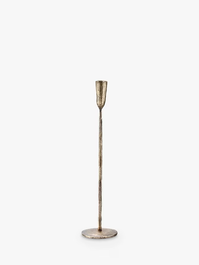 Nkuku Mbata Brass Candlestick - Small
