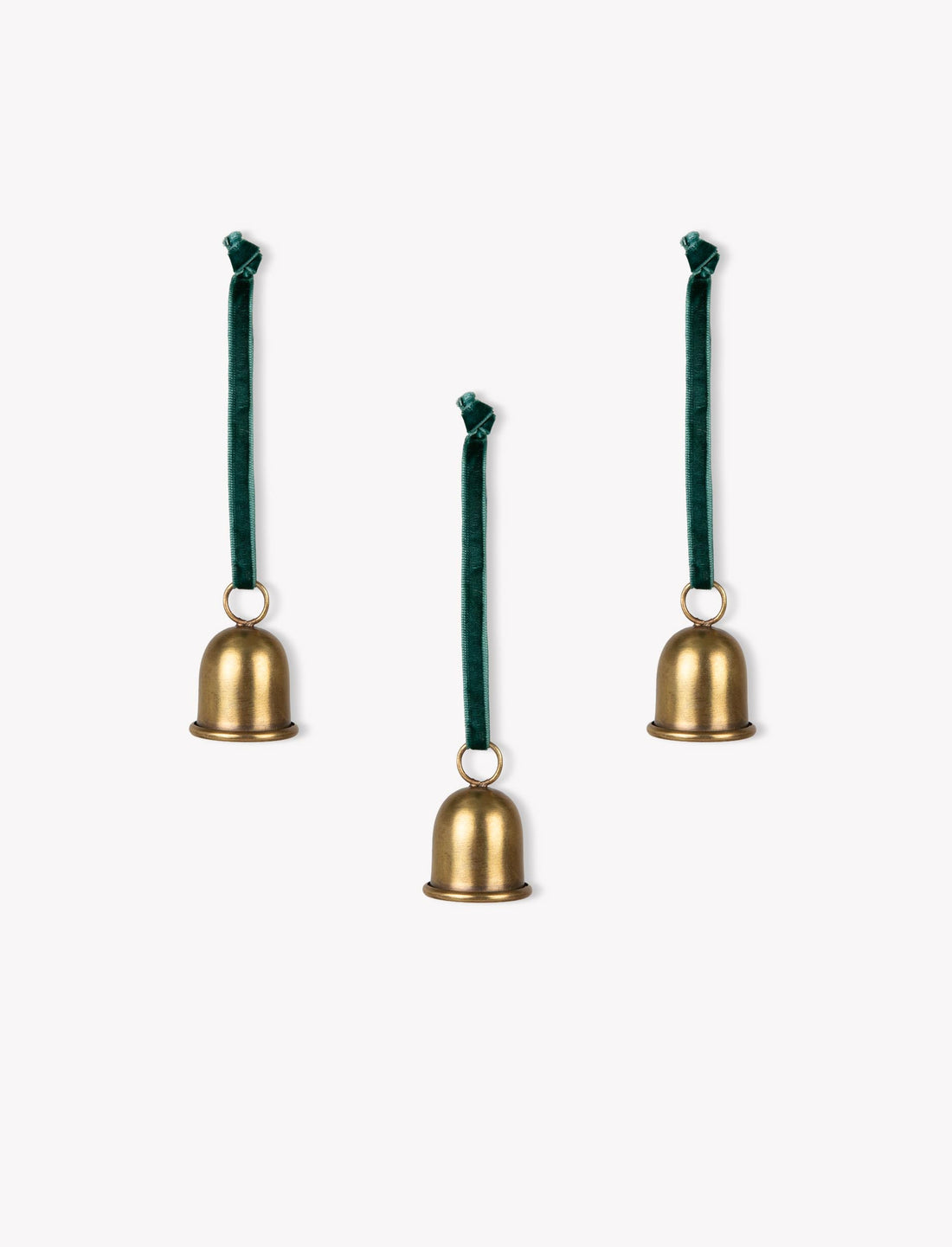 Cromwell Christmas Bells Set of 3 Antique Brass