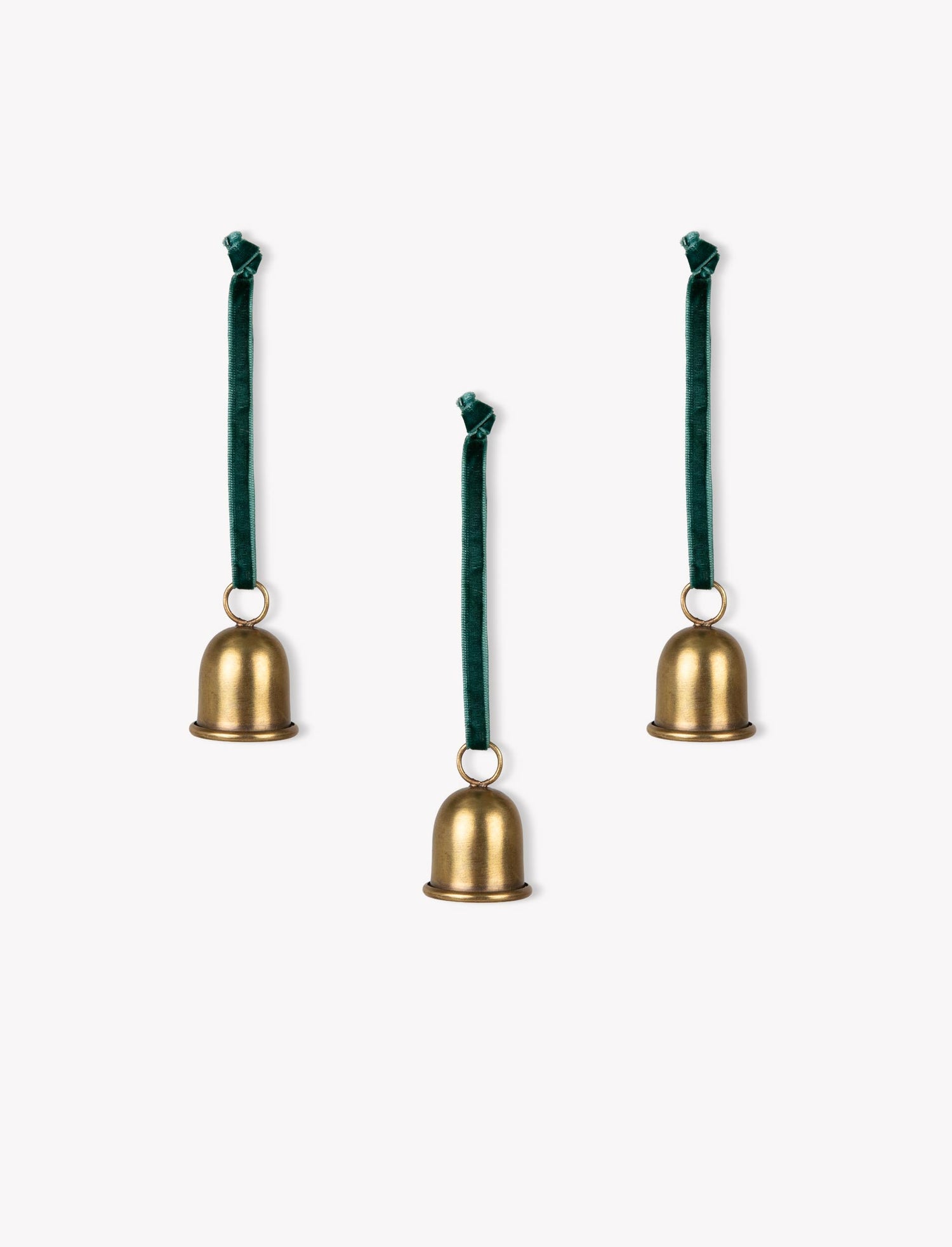 Cromwell Christmas Bells Set of 3 Antique Brass