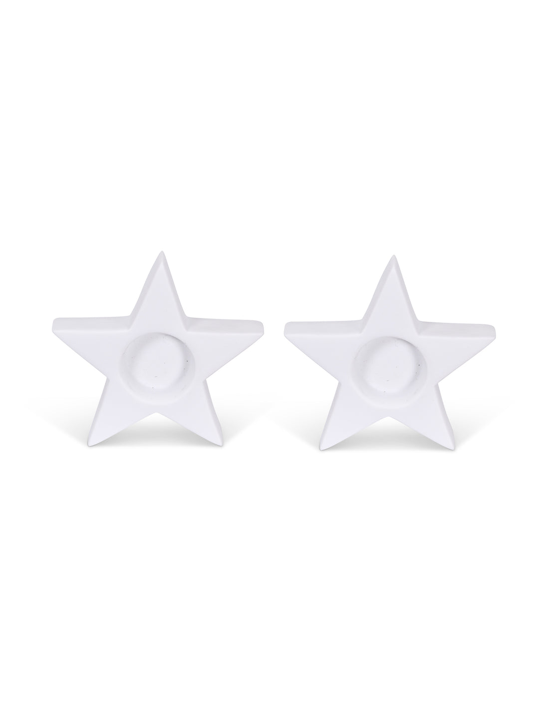 Airdrie Star Tealight Holders set of 2