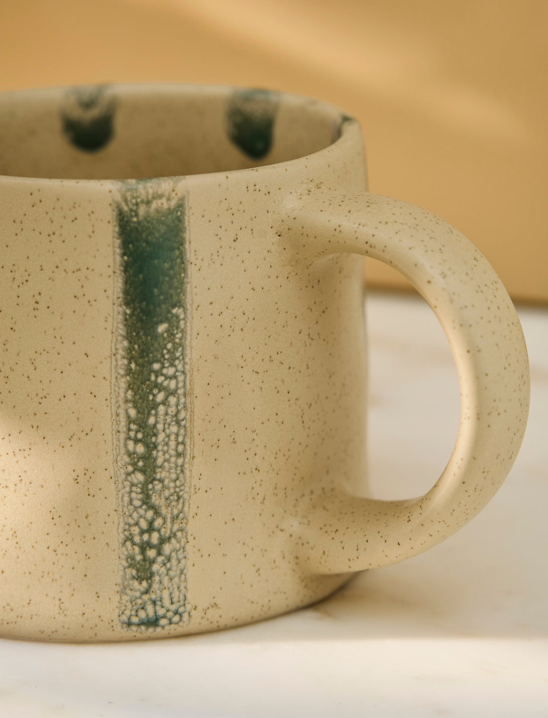 Woolstone Striped Mugs Set of 2 - Rosemary